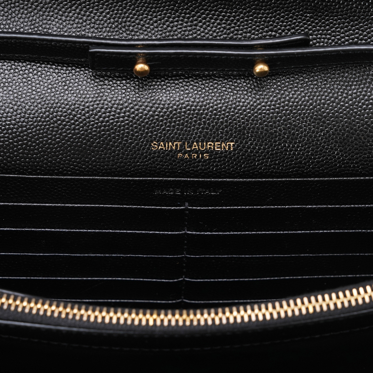 YVES SAINT LAURENT(USED)생로랑 377828 모노그램 쉐브론 체인 크로스백